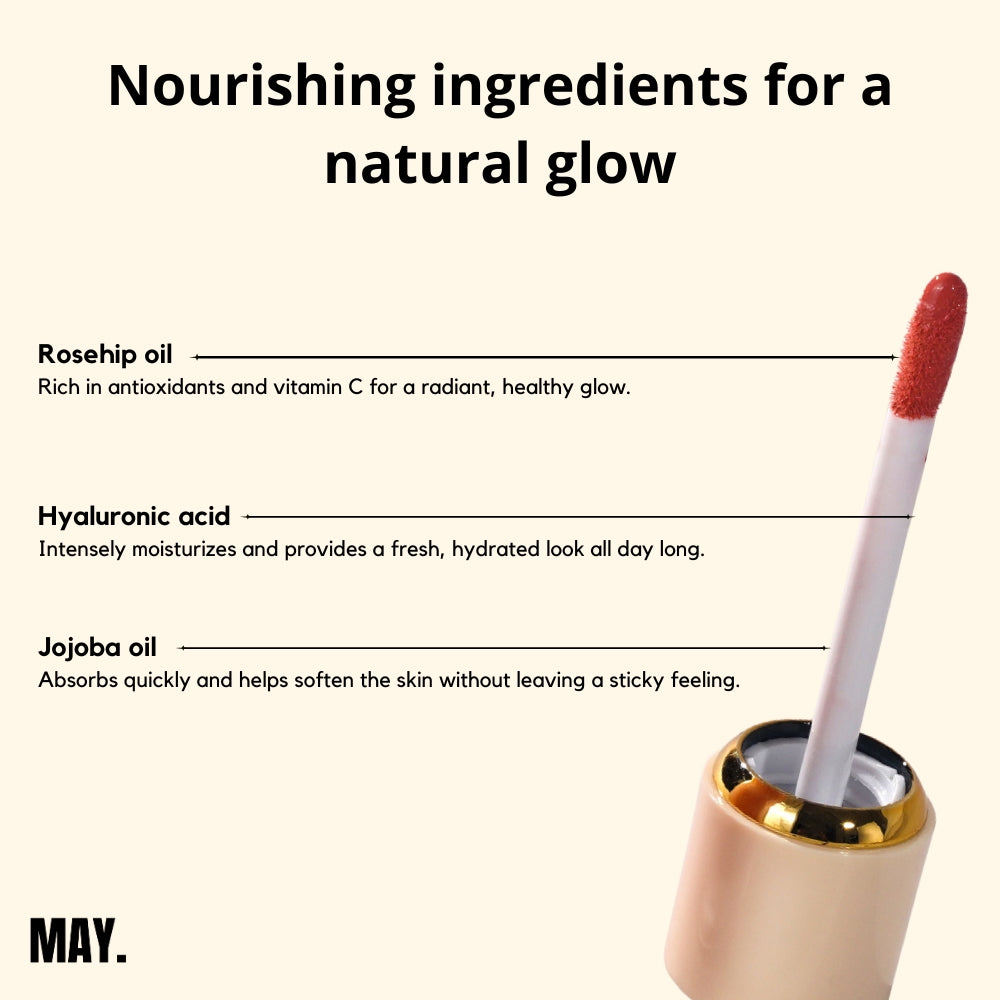 Liquid blush - peachy pink