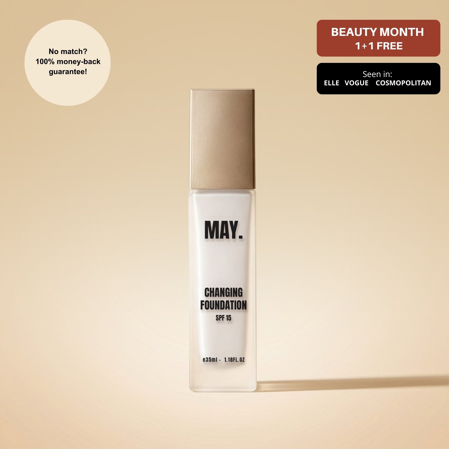 Changing Foundation – Temporär 1 + 1 GRATIS