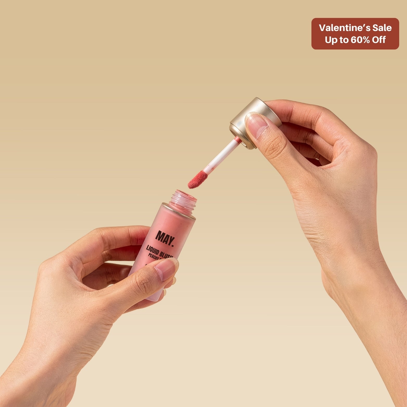 Liquid blush - peachy pink