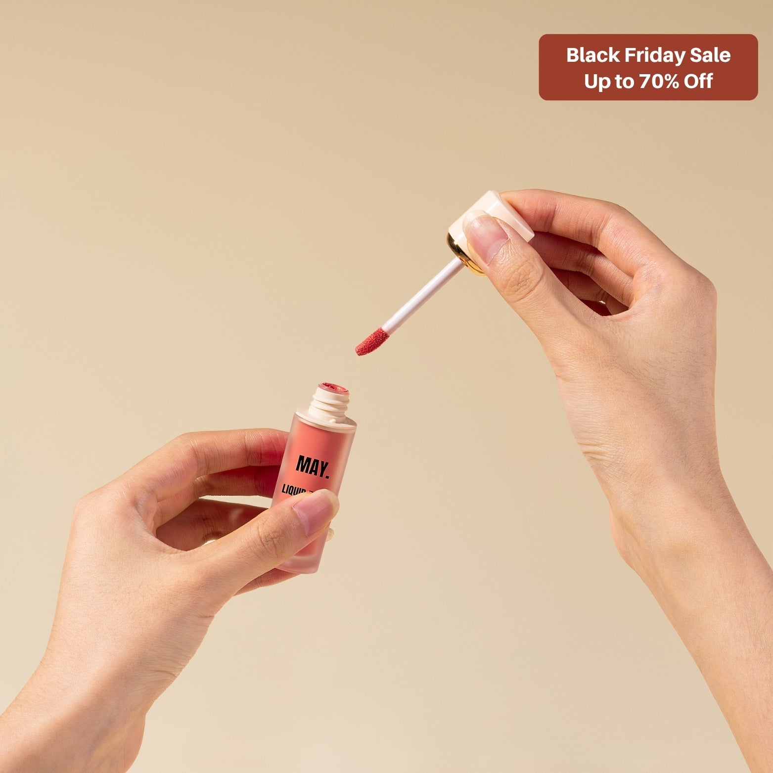 Liquid blush - peachy pink