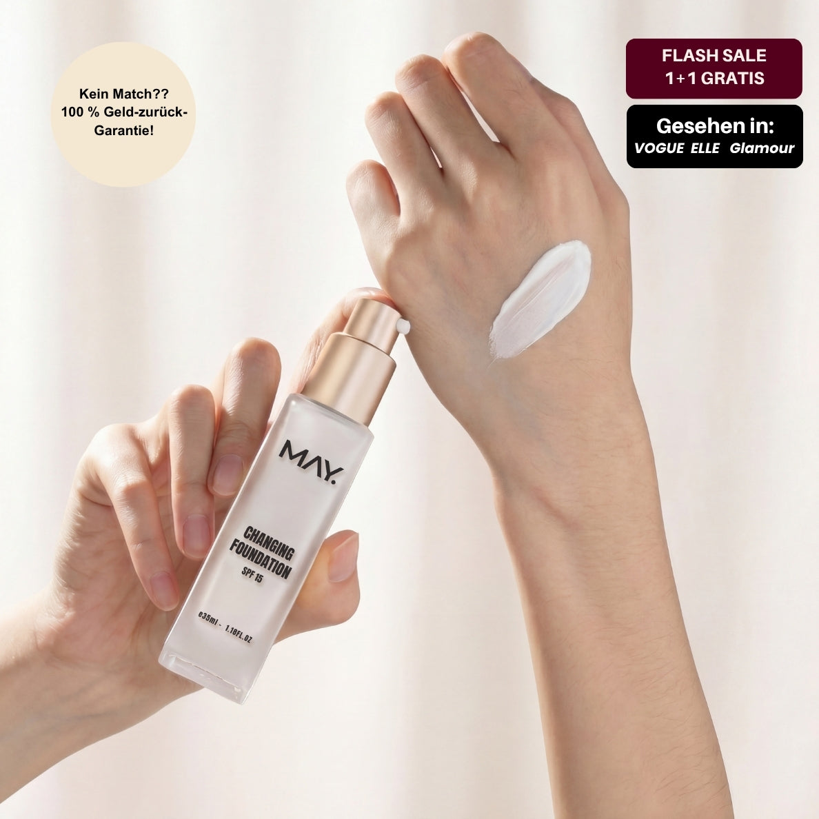 Changing Foundation – Temporär 1 + 1 GRATIS