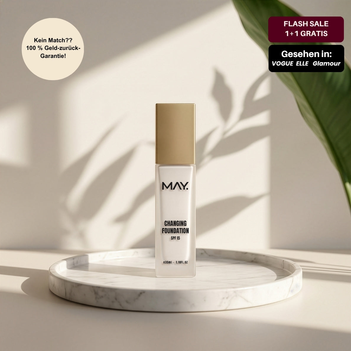 Changing Foundation – Temporär 1 + 1 GRATIS