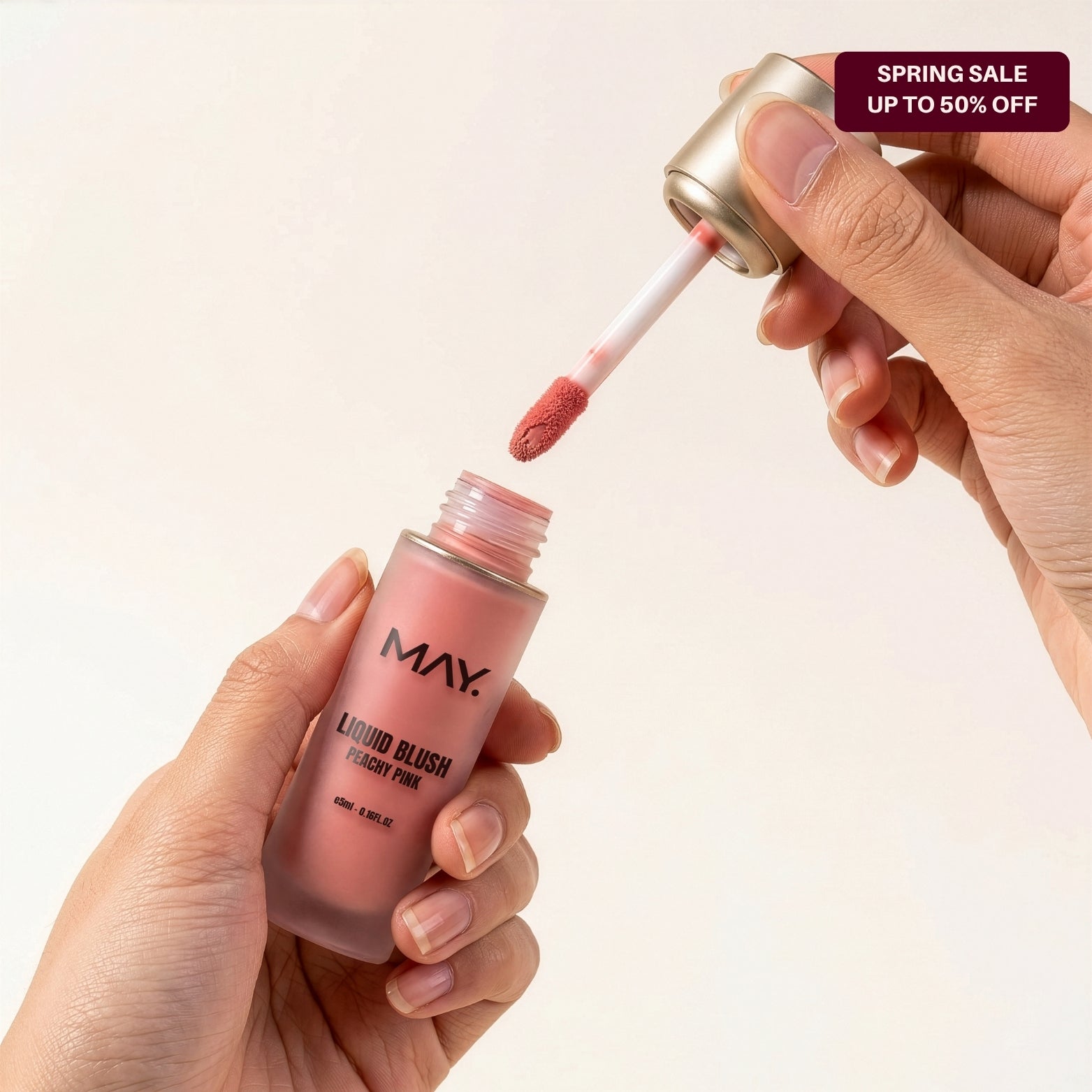 Liquid blush - peachy pink