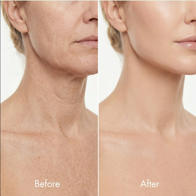 5. Fixes crepey neck skin